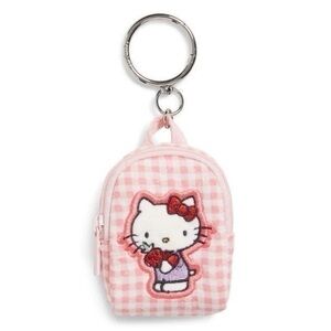 Vera Bradley Pink Checkered Key Holder